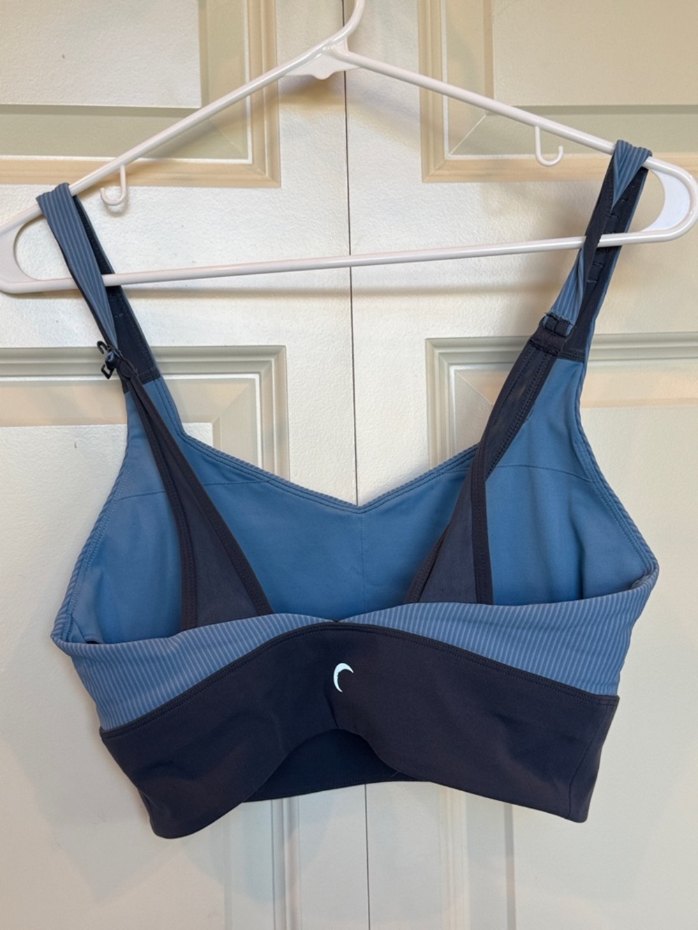 Zyia Active sports bra, Parallel Luxe blue & grey Small S - Picture 4 of 6